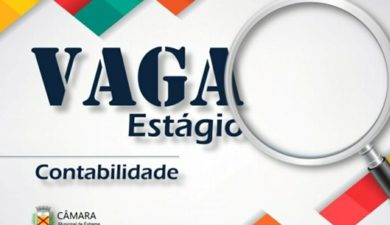 Câmara abre processo seletivo para estagiário de contabilidade