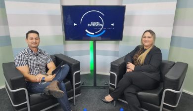 CÂMARA ENTREVISTA RECEBE SECRETÁRIA DE ASSISTÊNCIA SOCIAL