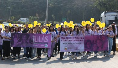 CÂMARA E PROCURADORIA DA MULHER REALIZAM 3ª CAMINHADA DO AGOSTO LILÁS