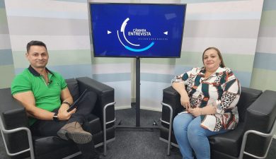 CÂMARA ENTREVISTA RECEBE DIRETORA DA ALFREDO OLIVOTTI NESTA QUARTA-FEIRA